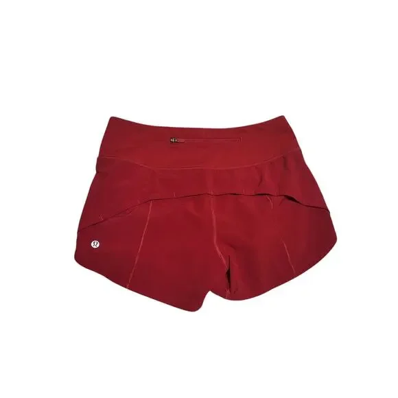Lululemon red skort size medium* no size marking - Picture 2 of 4